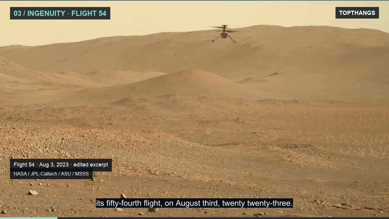 Frame from the TopThangs space missions episode